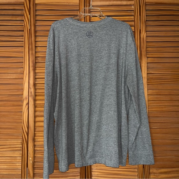 Life is Good Beer Graphic Gray Long Sleeve Tee Peace, Love & Hoppiness‎ Size XL - Picture 3 of 11